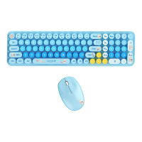 MOFI Baby Bear bezvadu tastatūras un peles komplekts (zils)