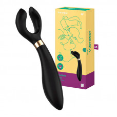 Satisfyer ,vīriešu un sieviešu masieris,vibrātors (melns)