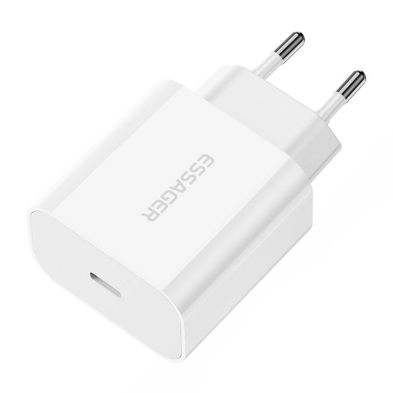 Lādētājs USB-C 20 W Essager PD (balts)