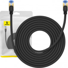 Baseus Braided network cable cat.7 Baseus Ethernet RJ45, 10Gbps, 8m (black)