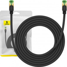 Baseus Braided network cable cat.8 Baseus Ethernet RJ45, 40Gbps, 3m (black)