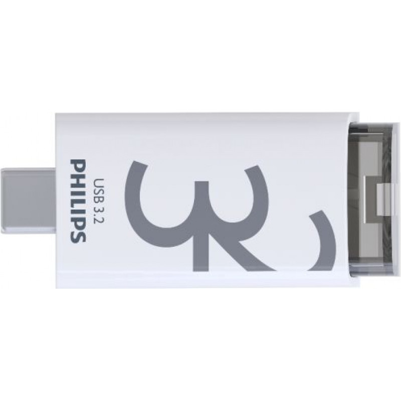 Philips USB-C 3.2 Gen 1 Flash Drive Click Shadow Grey 32GB