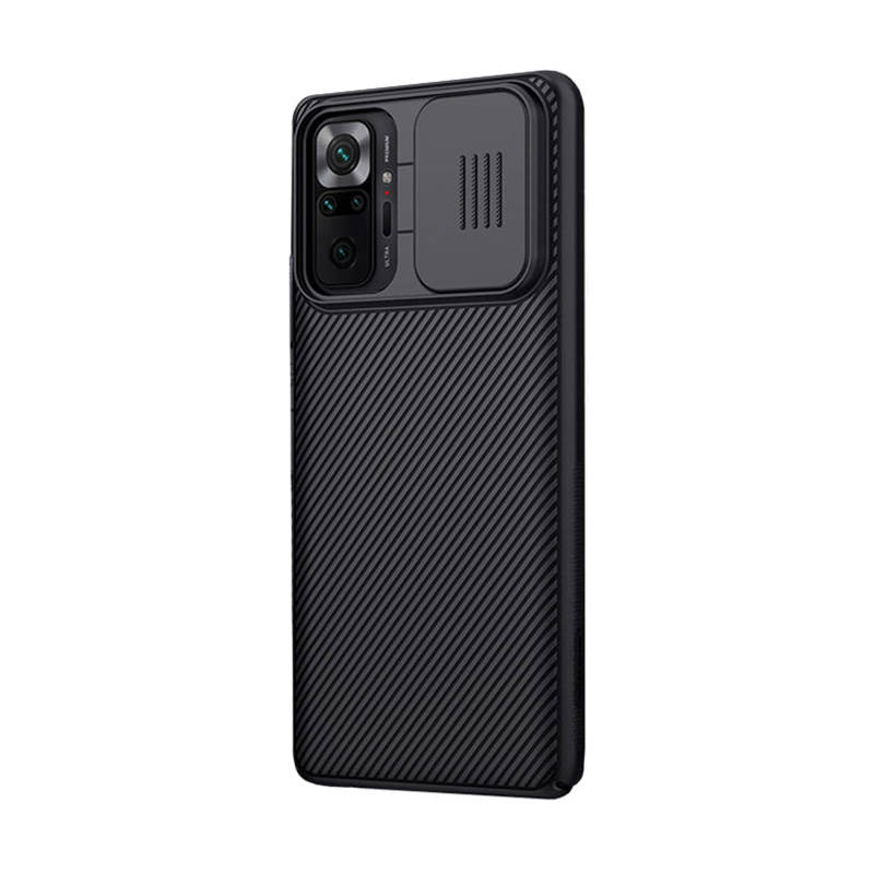 CamShield Xiaomi Redmi Note 10 Pro/10 Pro Max (melns) korpuss,maciņš