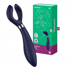 Satisfyer, vīriešu un sieviešu masieris,vibrātors (zils)