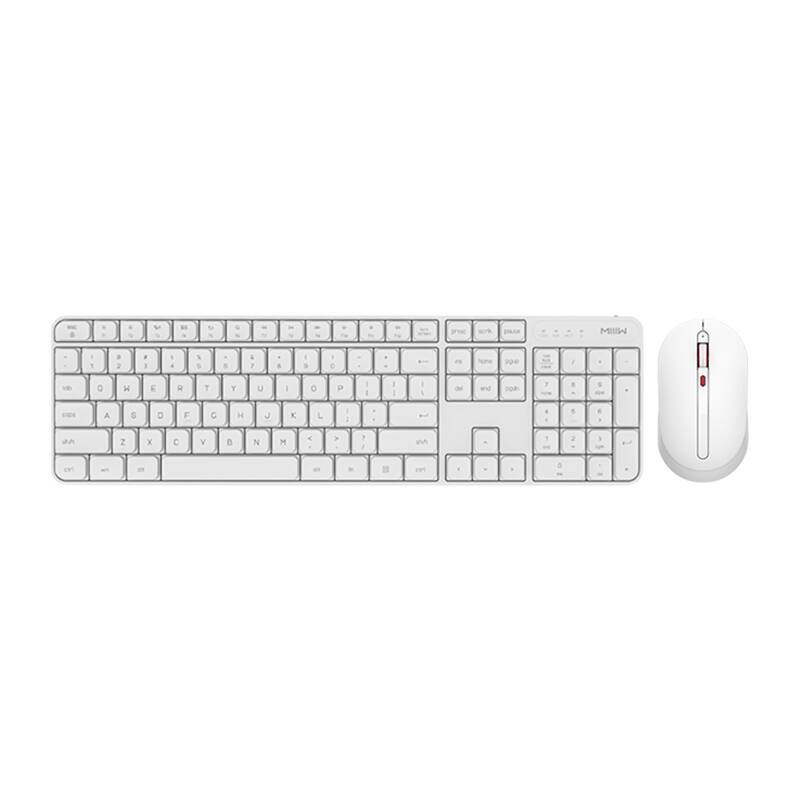 Miiiw Wireless Keyboard and Mouse Set (White)