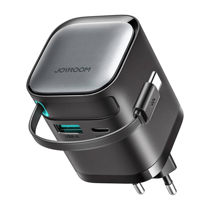 Joyroom Power charger with retractable cable 65W Joyroom TCL02 GaN