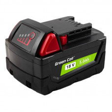 Green Cell Battery For Power Tools Green Cell PTML18V5, Milwaukee M18 18V 5Ah