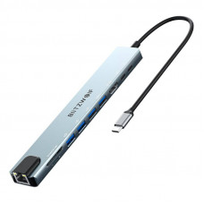 Dokstacija Blitzwolf BW-TH5 10in1 USB-C (sudrabs)