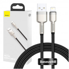 Baseus USB kabelis priekš Lightning Baseus Cafule, 2.4A, 1m (melns)