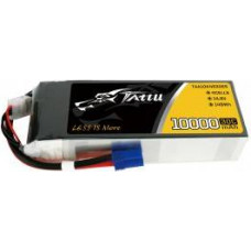 Tattu 10000mAh 14,8V 30C 4S1P Lipo akumulators ar EC5