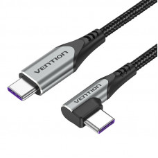 Vention TAKHF USB-C to USB-C 5A angle cable (gray)