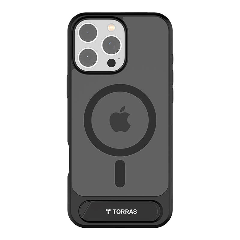 Torras Etui Torras Pstand Series dla iPhone 16 ProMax (Czarne)