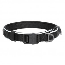 Dogness Reflective collar Dogness size M (Black)