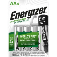 Energizer PRECHARGED HR6 2000MAH ALWAYS READY BLISTERA IEPAKOJUMĀ 4GB.