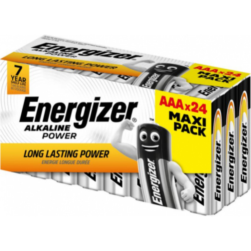 Energizer LR03-24BB Alkaline Power AAA (LR03) BLISTERA IEPAKOJUMĀ 24GB.