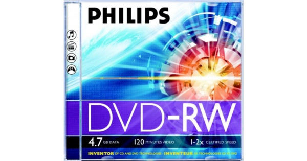 Philips DVD-RW 4.7 GB jewel case - - Multimedia