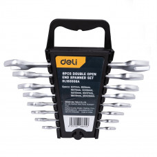 Deli Tools Double Open End Wrench Sets 8 pcs Deli Tools EDL160008A