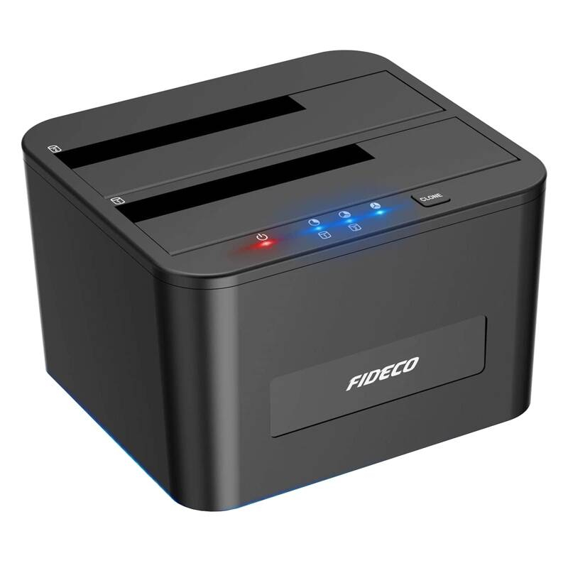 HDD/SSD dokstacijas/klonēšanas stacija FIDECO YPZ04S2 (USB 3.0, SATA)