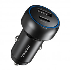 Choetech 60W 2xUSB-C+USB-A car charger (black)