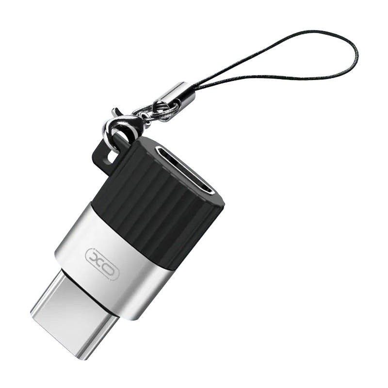 Adapteris micro USB uz USB-C XO NB149-A (melns)