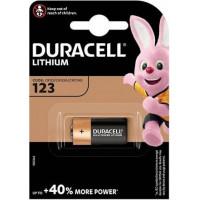 Duracell DL 123 (CR123) Blistera iepakojumā 1gb.