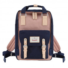 Himawari 188L 14'' laptop backpack (navy blue and pink)