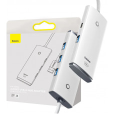 Baseus Hub 4in1 Baseus Lite Series USB to 4x USB 3.0, 2m (White)