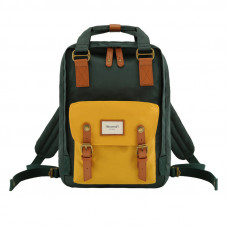 Himawari 188L 14'' laptop backpack (green-yellow)