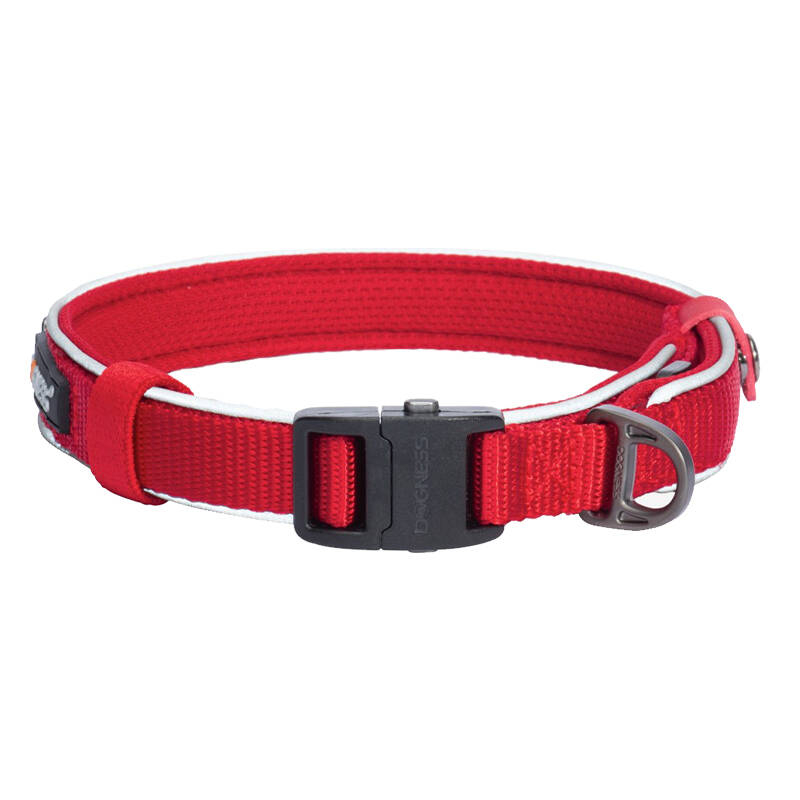 Dogness Reflective collar Dogness size S (Red)