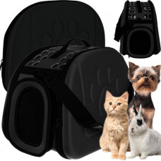 Carrier - bag for dog/cat - black