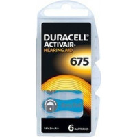 Duracell Hearing 675 (A675) Blistera iepakojumā 6gb.