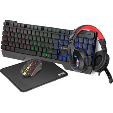 Tracer Gamezone Mamooth 4in1 Spēļu komplekts (austiņas, tastatūra ar apgaismojumu, optiskā pele un peles paliktnis)