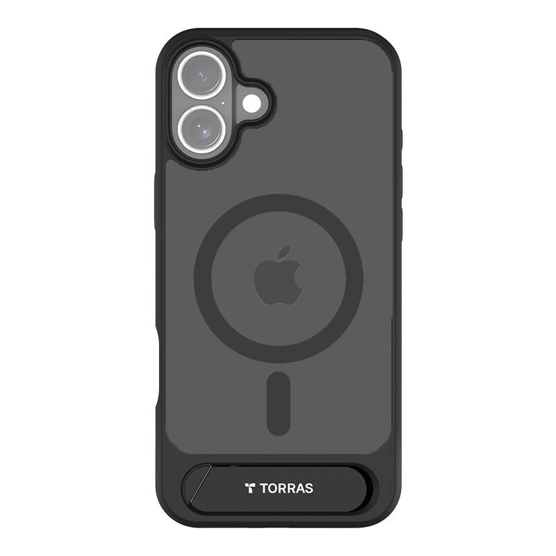 Torras Etui Torras Pstand Series dla iPhone 16 Plus (Czarny)