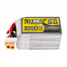 Tattu Lipo Tattu R-Line Version 5.0 1550mAh 22.2V 150C 6S battery with XT60 connector