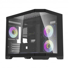 Darkflash Darflash FT418 computer case + 6 aRGB fans (black)