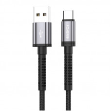 X83 USB–USB-C kabelis, 2,1 A, 1 m (melns)