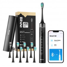 Bitvae Sonic toothbrush with app, tips set and travel etui S2 (black)