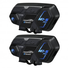 Fodsports M1-S Pro motorcycle intercom two-pack (black)