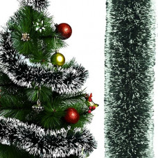 Christmas tree garland - frosted 6m