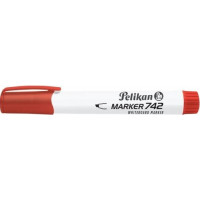 Pelikan marķieris baltai tāfelei Marker 742 1-4MM Sarkans (818032)