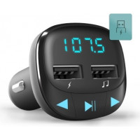 Energy Sistem AUTO FM MODULĀTORS LED USB+MicroSD, MELNS. GARANTIJA 3 GADI!