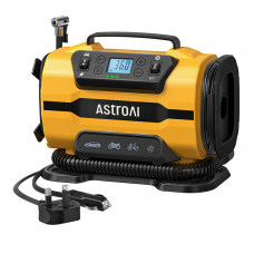 Astroai ATJ-8366 150 PSI 12V DC/110V AC portatīvais riteņu kompresors