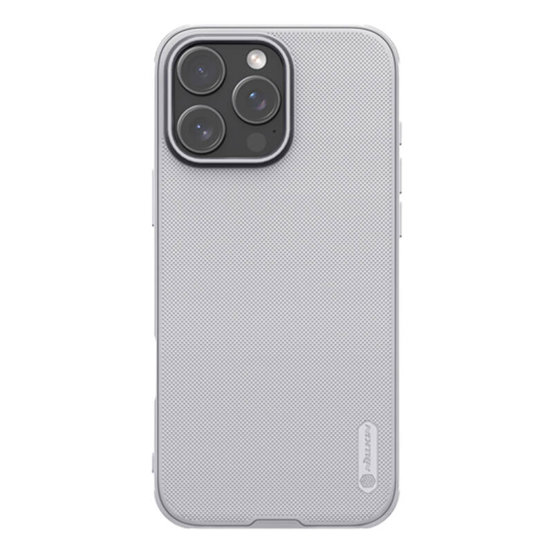 Futrālis iPhone 16 Pro Nillkin Super Frosted Shield Pro (pelēks)