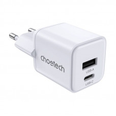 Choetech Wall Charger Choetech PD30W Dual ports 1C1A (White)