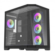 Darkflash Darflash FT418 PRO computer case + 7 aRGB fans (black)