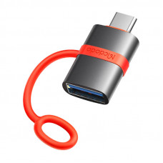 OT-3810 USB-A–USB-C adapteris (melns)