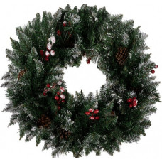 Wreath - snow-covered Christmas decoration