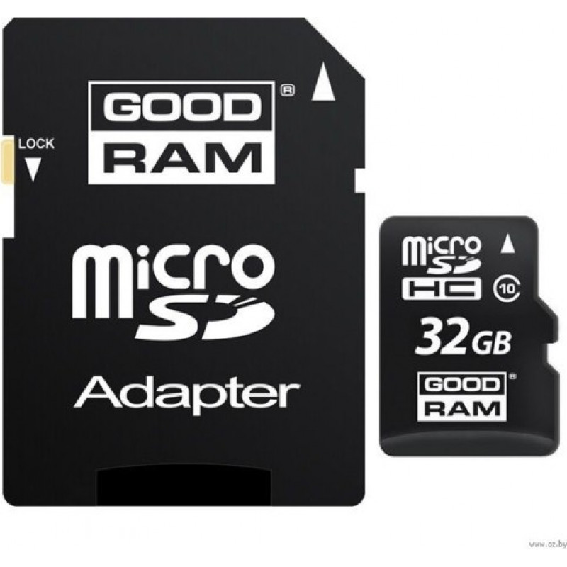 Goodram MicroSDHC 32GB class 10/UHS 1 + ADAPTER SD