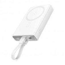 Joyroom magnetic powerbank with stand JR-PBM01, 20W, 10000mA (white)