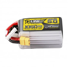 Tattu Lipo Tattu R-Line Version 5.0 1050mAh 29.6V 8S 150C battery with XT60 connector